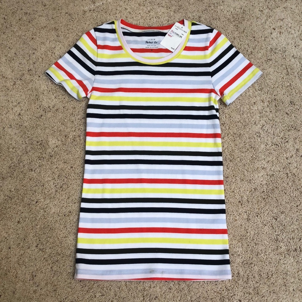 J Crew Striped T Shirt